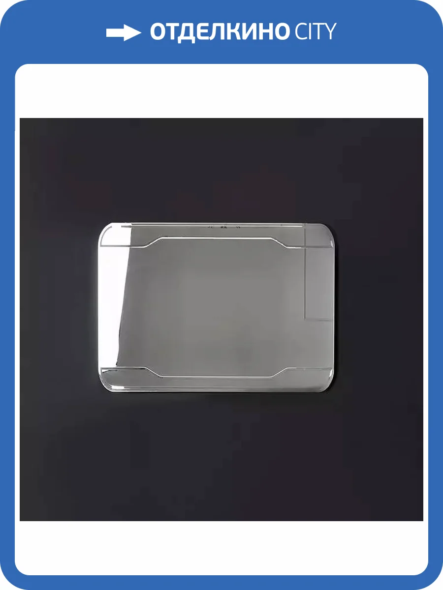 Зеркало Kerasan Waldorf 740601 70x100 без светильника, с выключателем фото 4