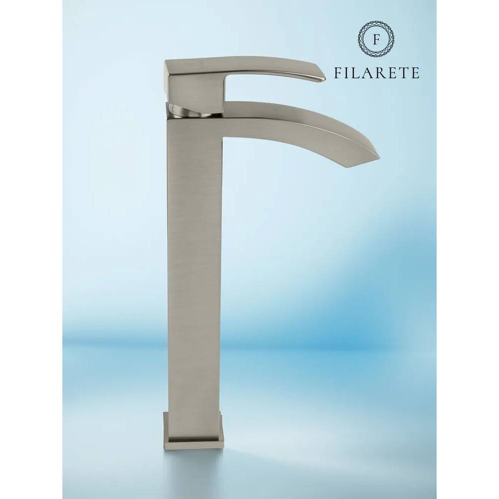 Смеситель для раковины Filarete Waterfall FL6010NK высокий, никель фото 12