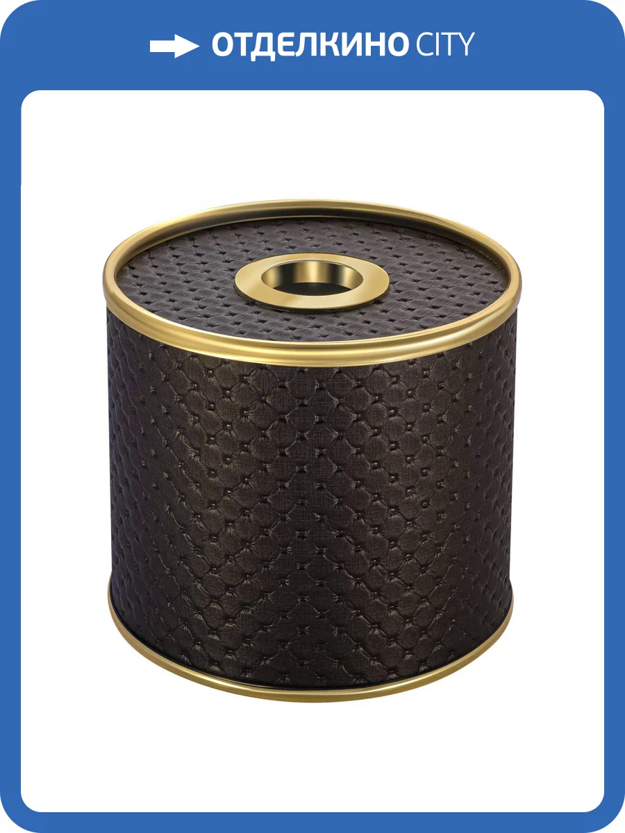 Бокс для салфеток Geralis S-PCG шоколад, золото фото 4