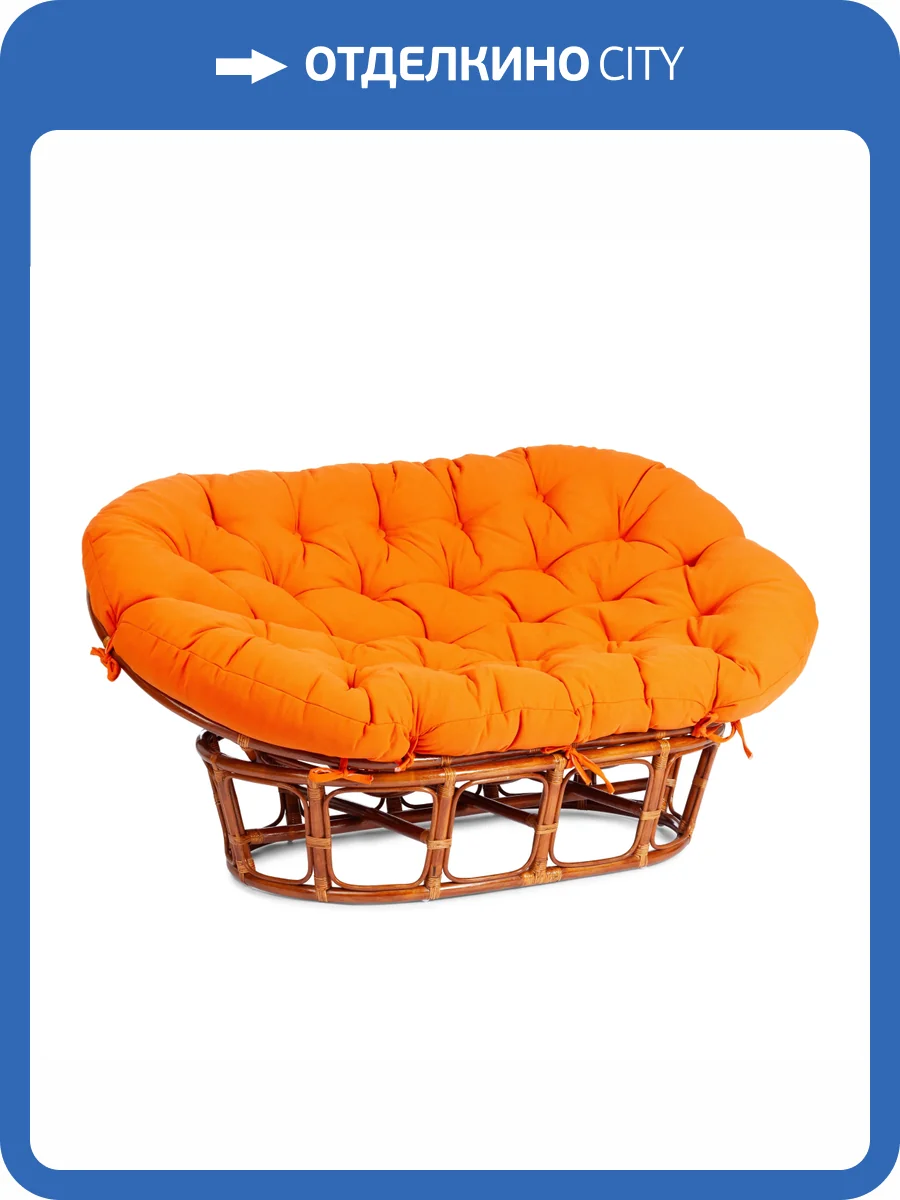 Диван Tetchair Mamasan 23/02 W 24253 Cognac, ткань, оранжевый, С 23 фото 16