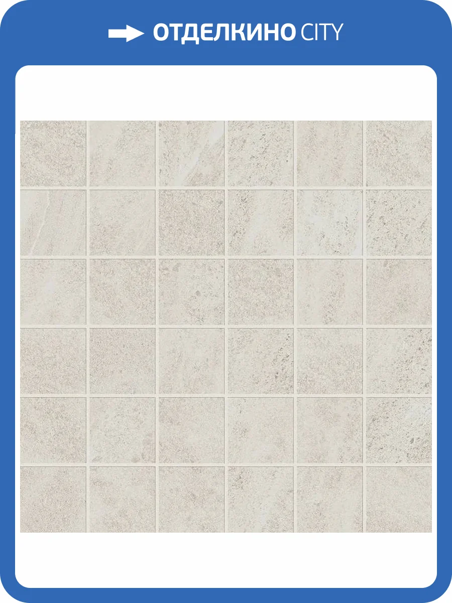 Мозаика ColiseumGres Contea 610110001125 White Mos 30x30 фото 9