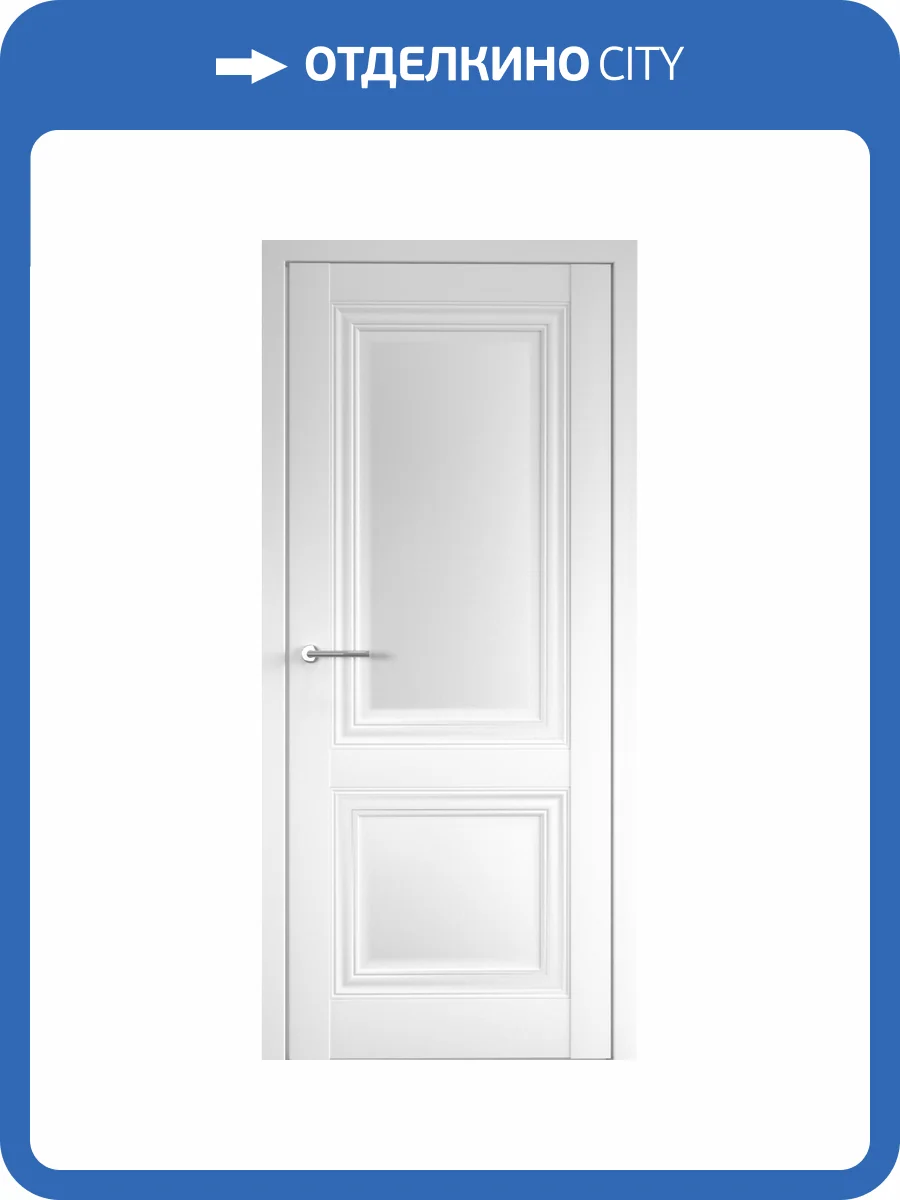 Межкомнатная дверь Albero Спарта 2 глухая белый 800x2000 фото 2
