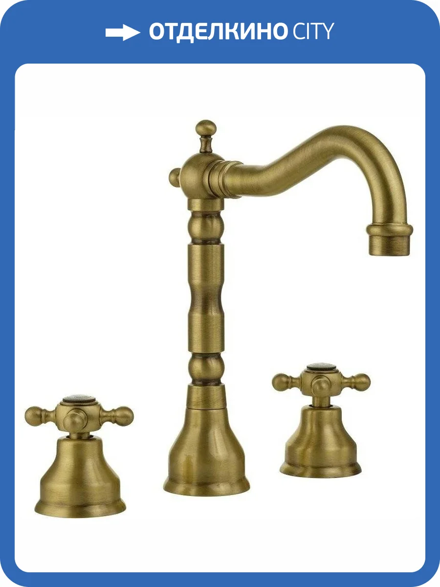 Смеситель для раковины Migliore Revival 19493 бронза фото 3