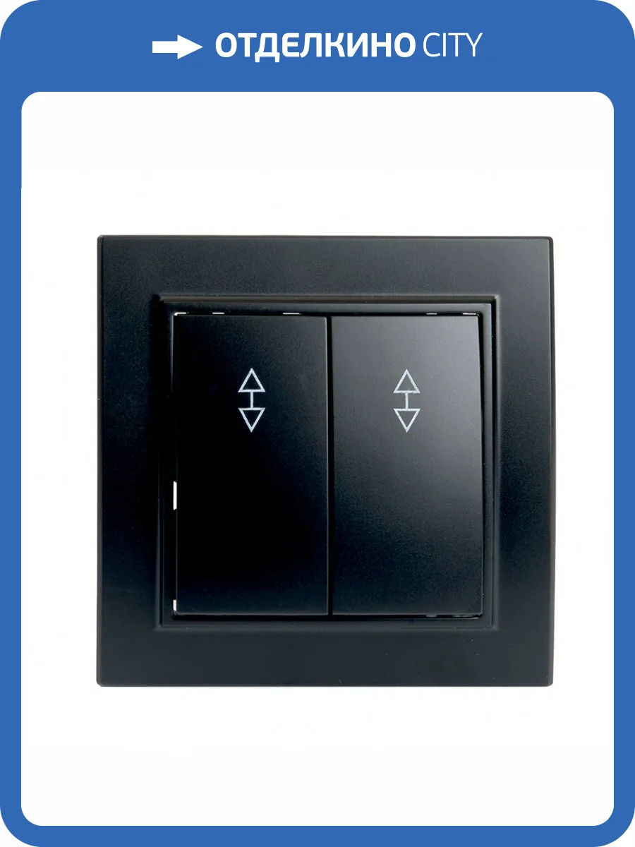 Выключатель электрический 2-клавишный Stekker Эрна 39921 фото 2