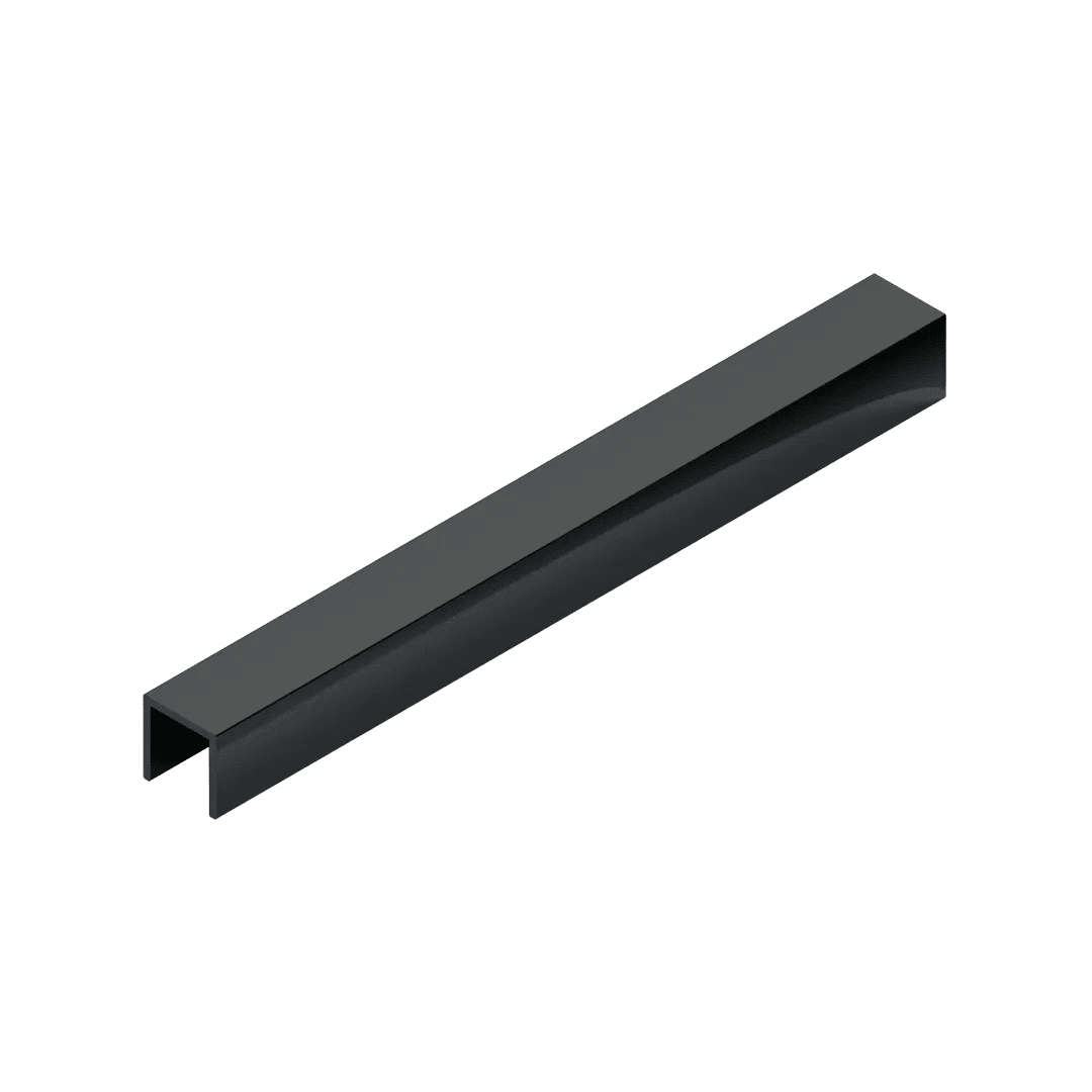 Профиль П-образный Neexy pv83-18 MBL черный матовый 270x1x1
