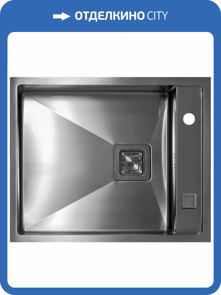 Мойка кухонная Seaman Eco Marino SMB-610XSQ с клапан-автоматом фото 3
