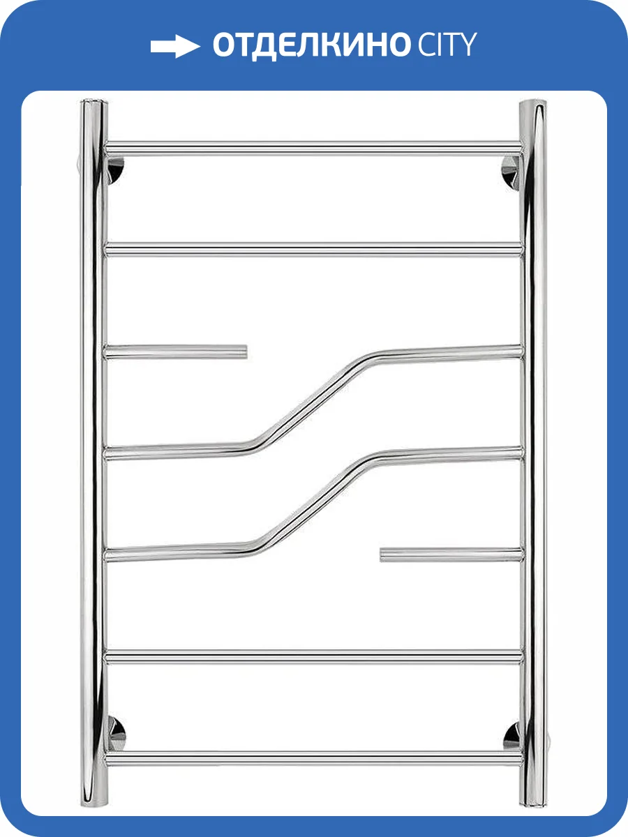 Полотенцесушитель электрический Secado Риволи 80х50, хром, R фото 5