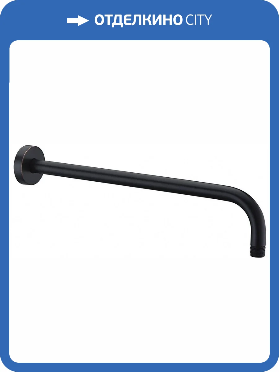 Кронштейн для верхнего душа Paffoni Lusso ZSOF034NO черный матовый фото 2