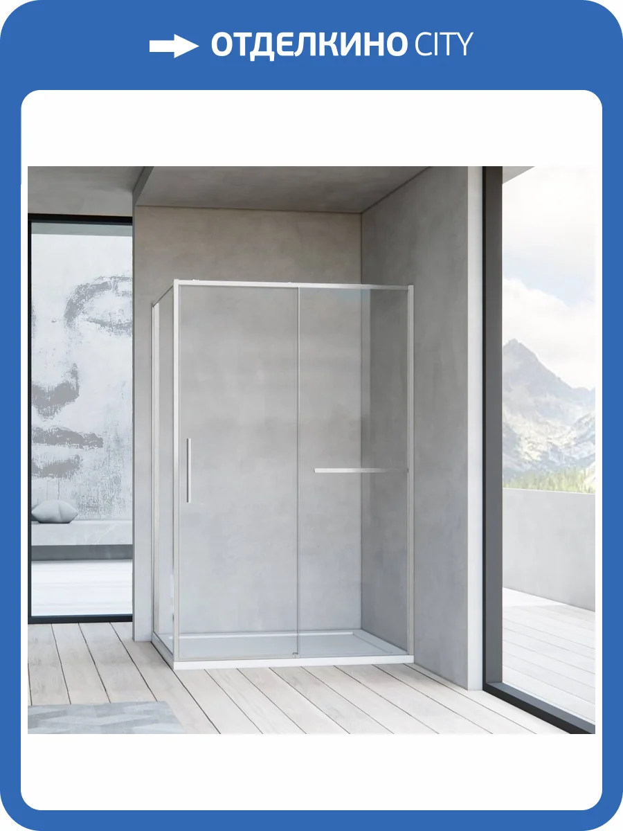 Душевой уголок Vincea Slim Soft VSR-1SS9012CLBN профиль брашированный никель, стекло прозрачное, 120x90x200 фото 6