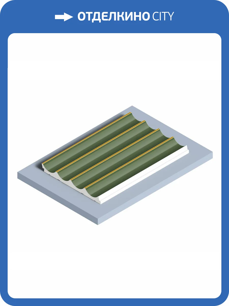 Стеновая панель Hiwood LV139 GN81G 270x1.2x12 фото 2