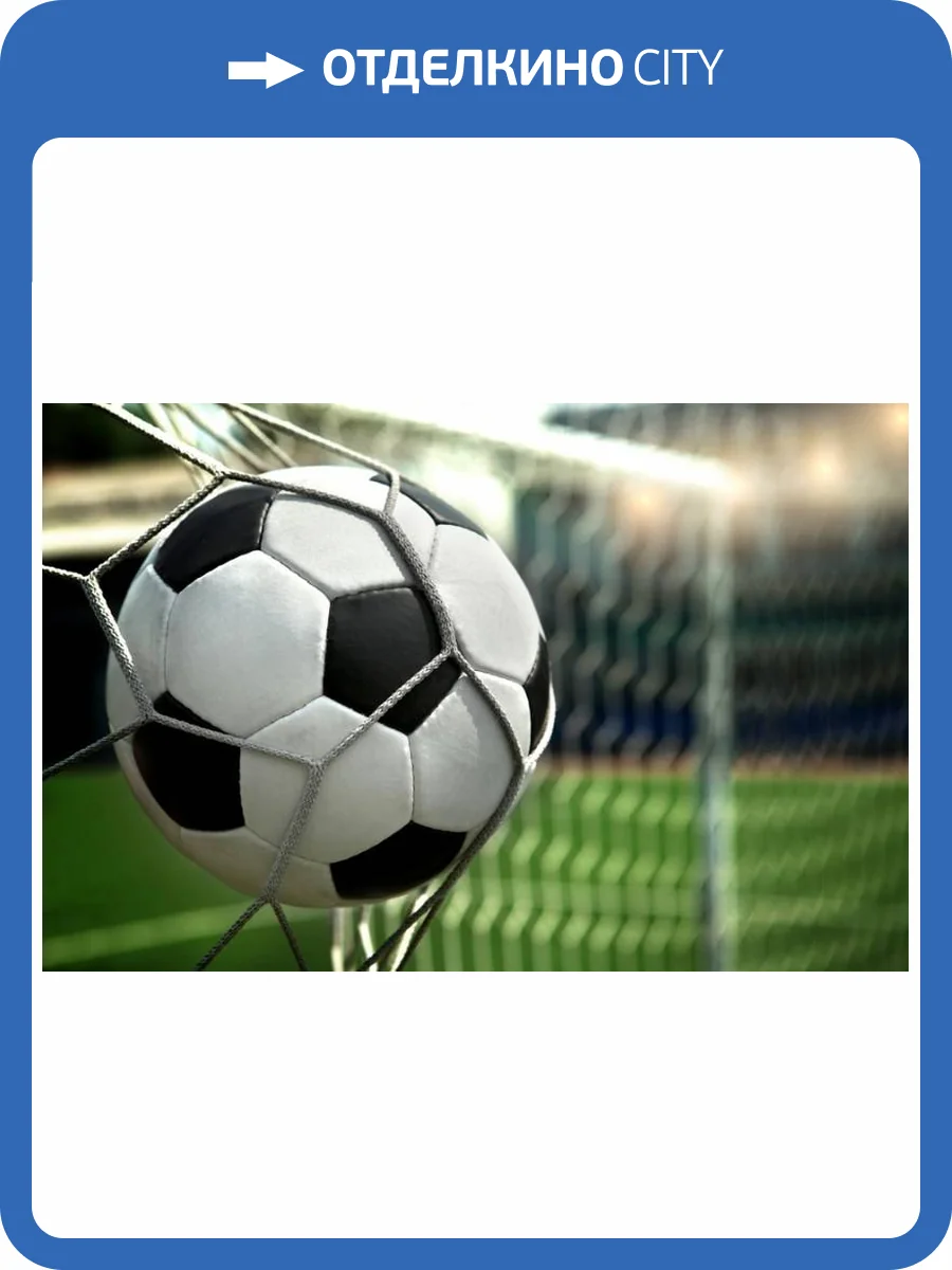 3D Фотообои Artegrafico «Футбольный мяч в сетке» SP029 акварель фото 2