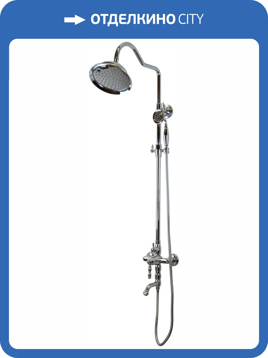 Душевая стойка Bronze de Luxe Tiffany 1919CR хром фото 5