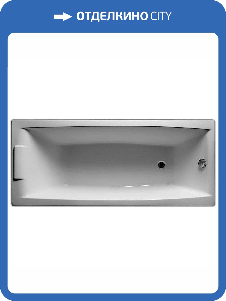 Акриловая ванна Marka One Aelita 180x80 с каркасом фото 7