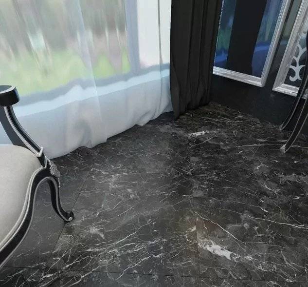 Керамогранит Pieza Ceramica Marona MA006012N Black 60x120 фото 2