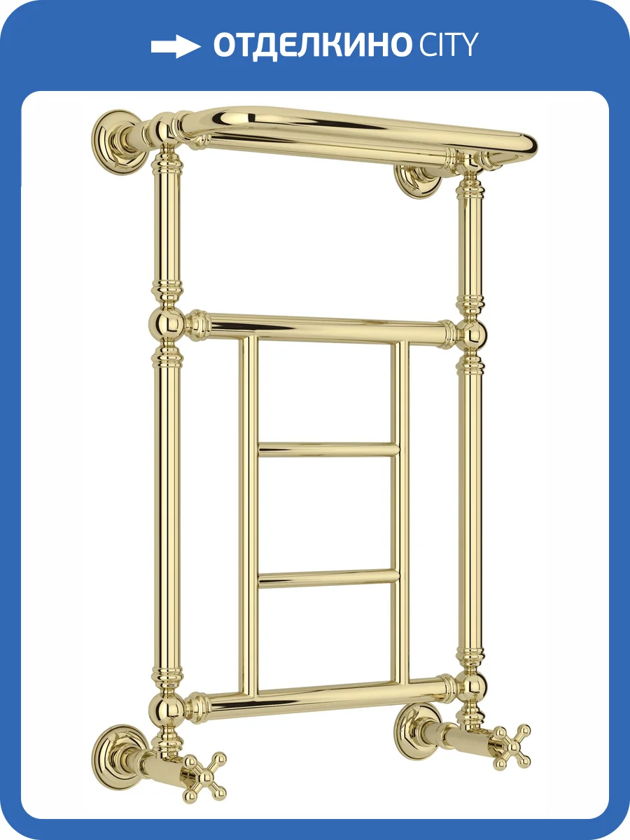 Полотенцесушитель водяной Сунержа Ренессанс 020-0282-6640 Шампань, 66x40 фото 5