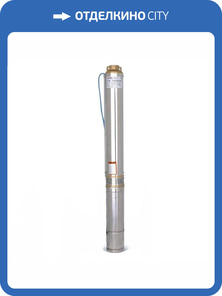 Скважинный насос Belamos 3TF-145/4 каб. 80м, центробежный фото 2