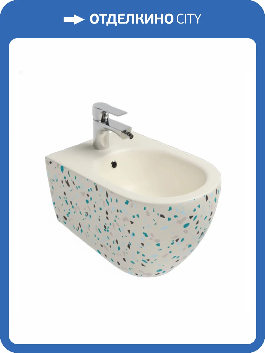 Биде подвесное Isvea Infinity 10NF41001SV-2K-TRZ слоновая кость матовое фото 3