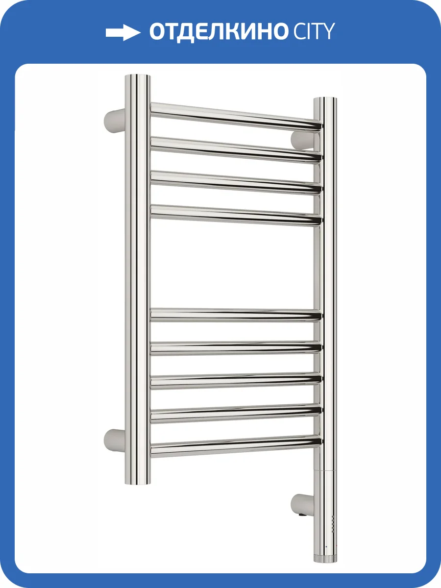 Полотенцесушитель электрический Сунержа Богема 3.1 00-6005-5030 прямой, 50x30 фото 5