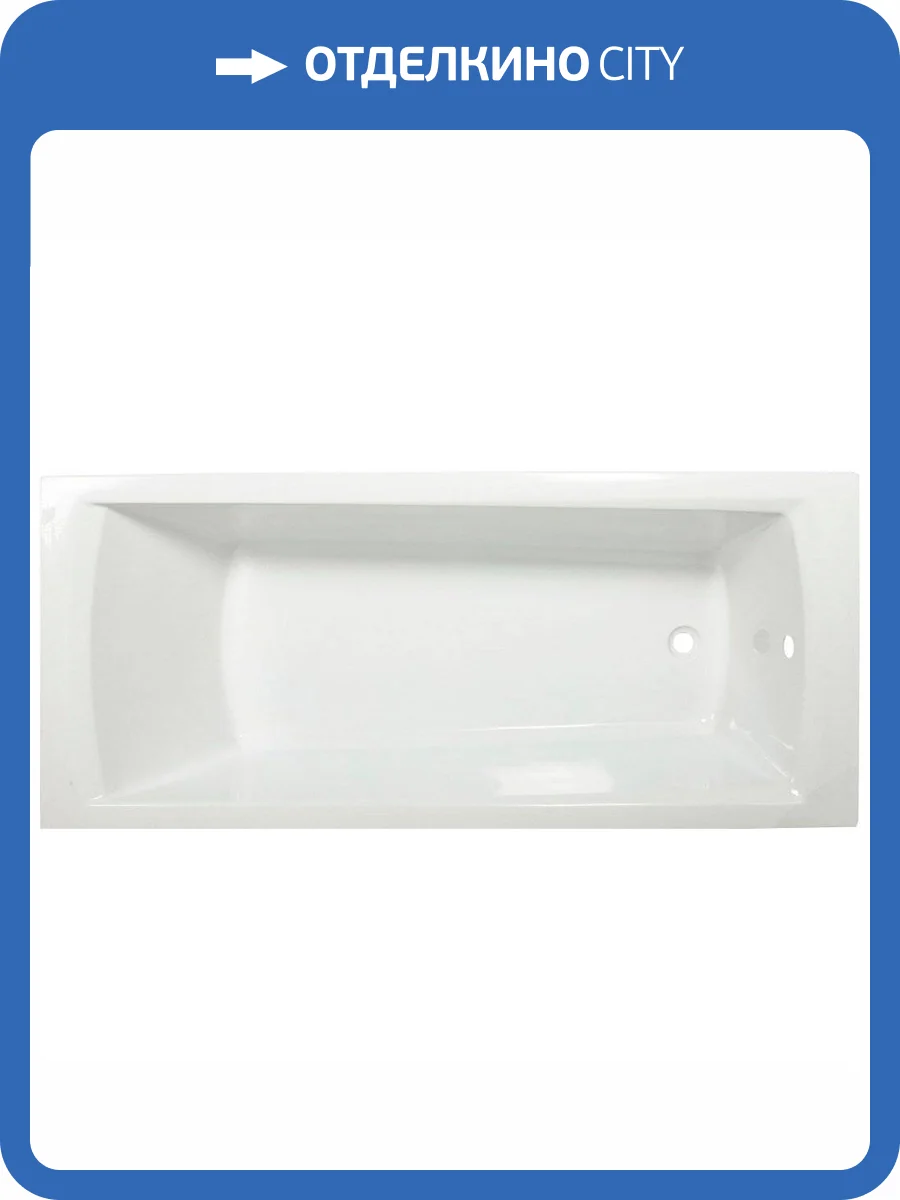 Акриловая ванна Ravak Domino Plus 170x70 с ножками фото 3