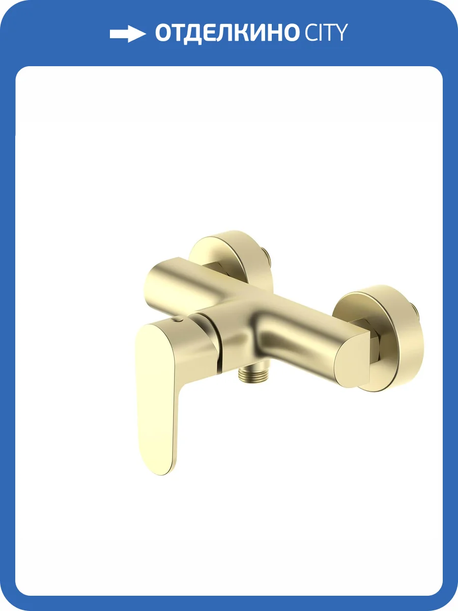 Смеситель для душа Aquatek Оберон AQ1260BG брашированное золото фото 4