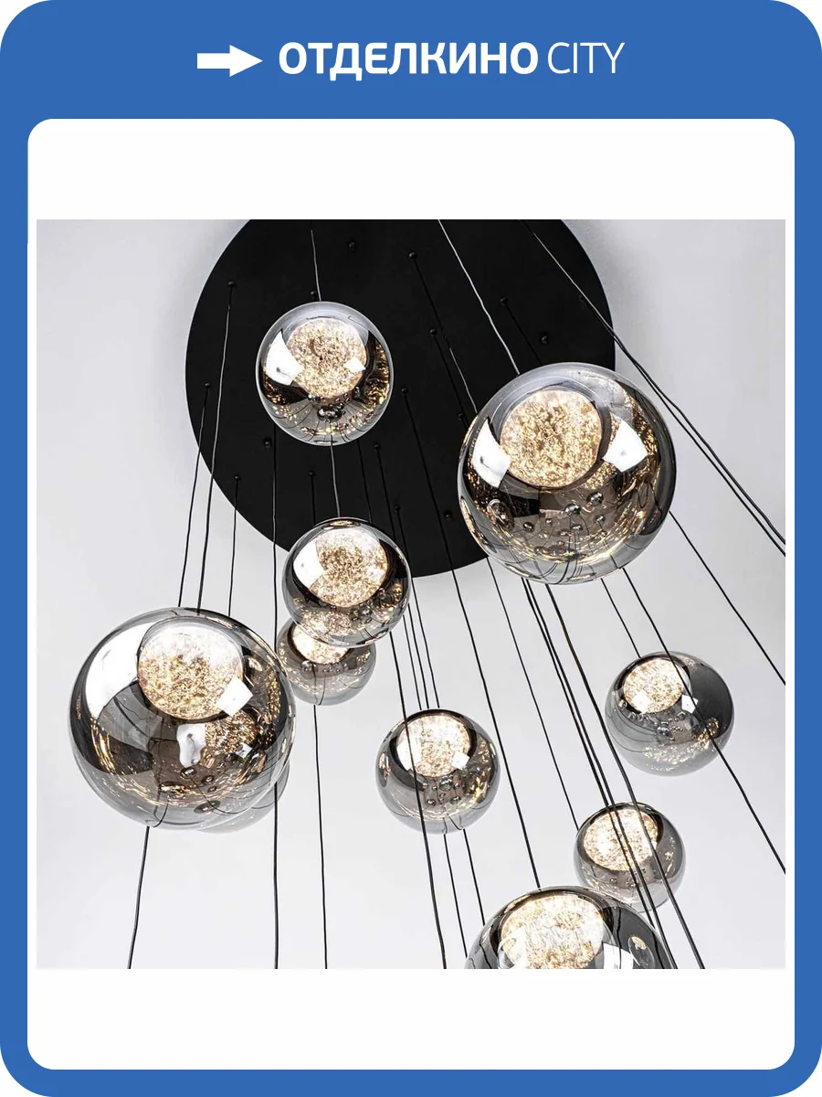 Подвесная люстра Modelux ML.2338.25 BK-CR фото 5