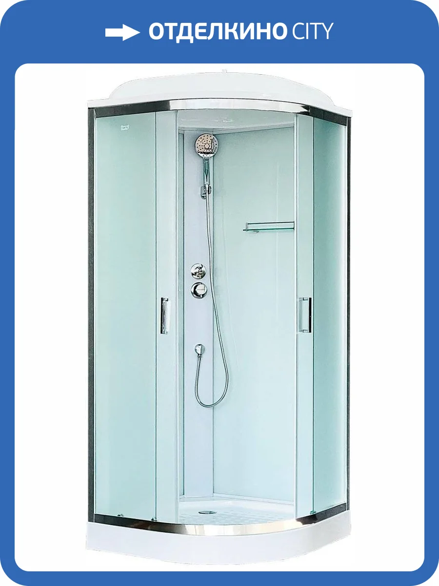 Душевая кабина Royal Bath HK RB90HK5-WC-CH с низким поддоном фото 5