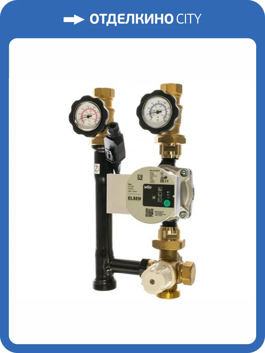 Насосная группа Elsen DN25, прямая, без насоса фото 4