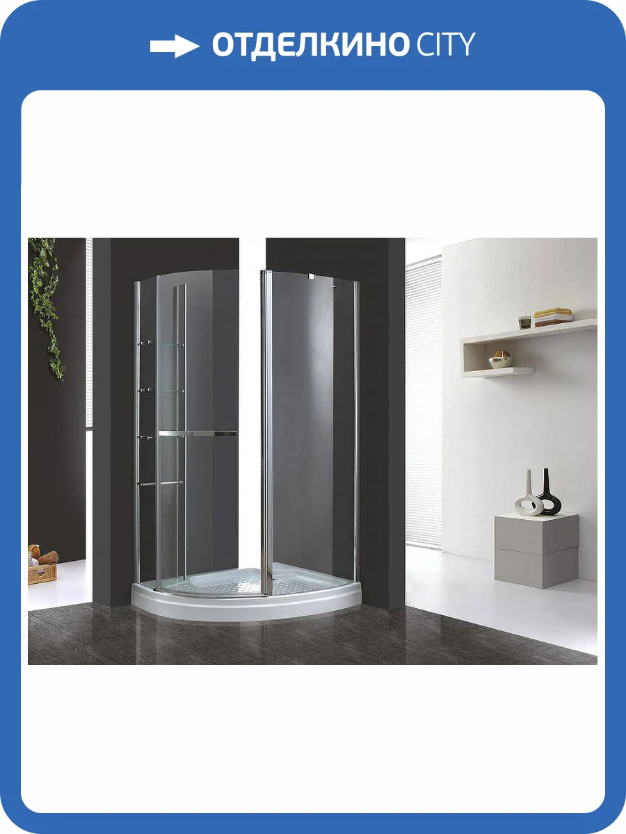 Душевой уголок Cezares Elena ELENA-W-RH-1-120/90-C-Cr-L профиль хром, стекло прозрачное, 120x90 фото 5