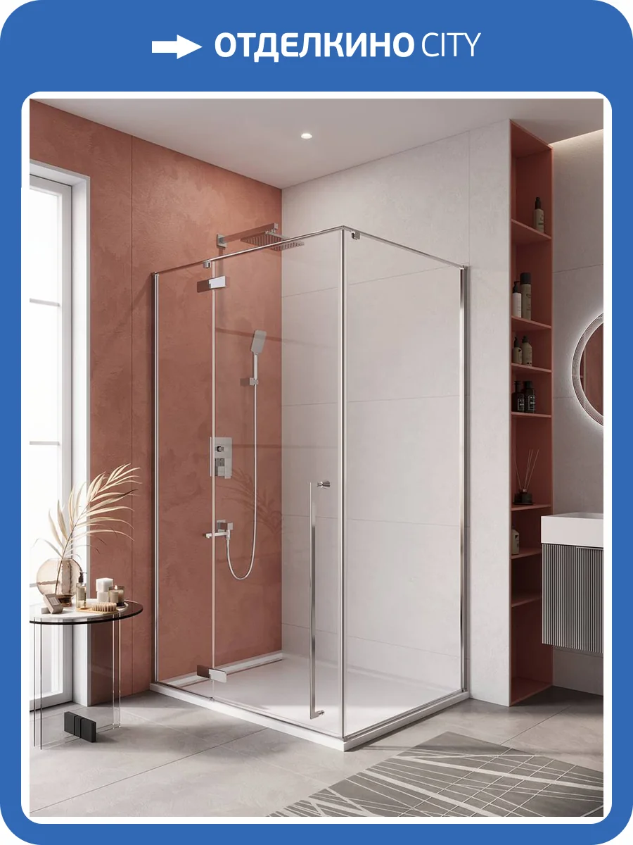 Душевой уголок Cezares LINER-AH-1-120/90-C-Cr-L профиль хром, стекло прозрачное, 120x90x195 фото 7