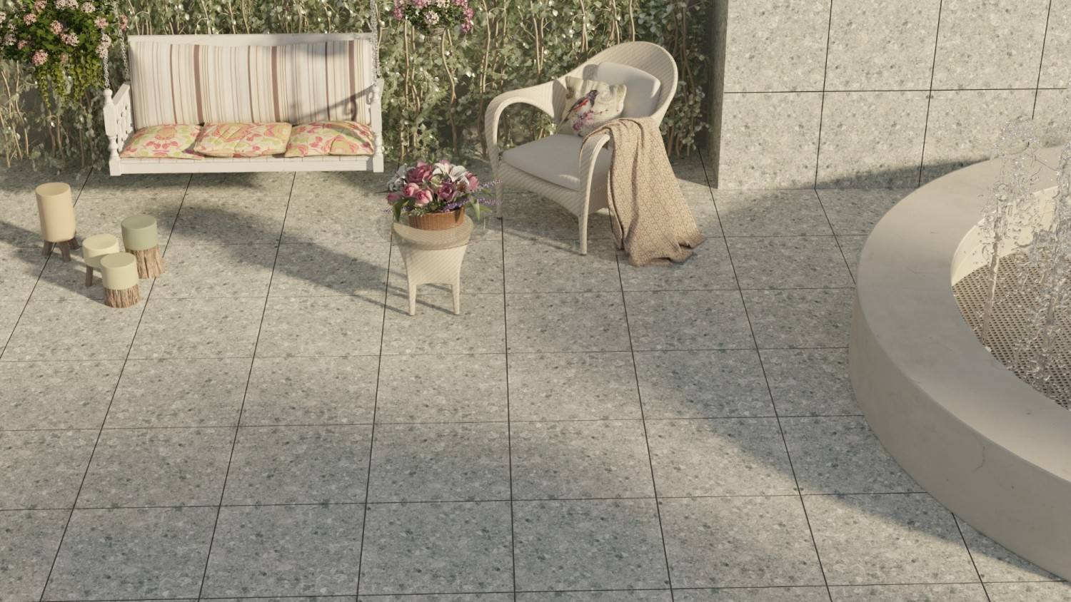 Керамогранит Pieza Ceramica Terrazzo TR016060N 01 RC GRANIT BG 60x60 фото 3