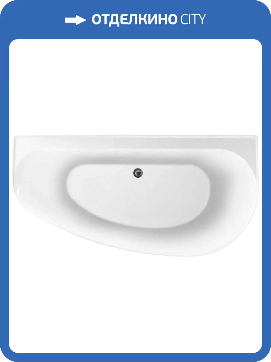 Акриловая ванна Allen Brau Priority 5 2.31005.20A 160x78 левая, белая глянцевая фото 3