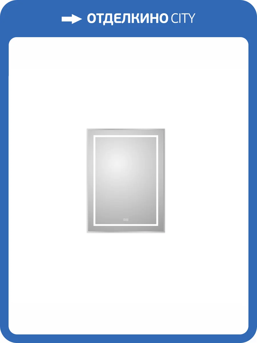 Зеркало BelBagno SPC-KRAFT-600-800-LED-TCH-WARM с подсветкой и подогревом, Сатин фото 7