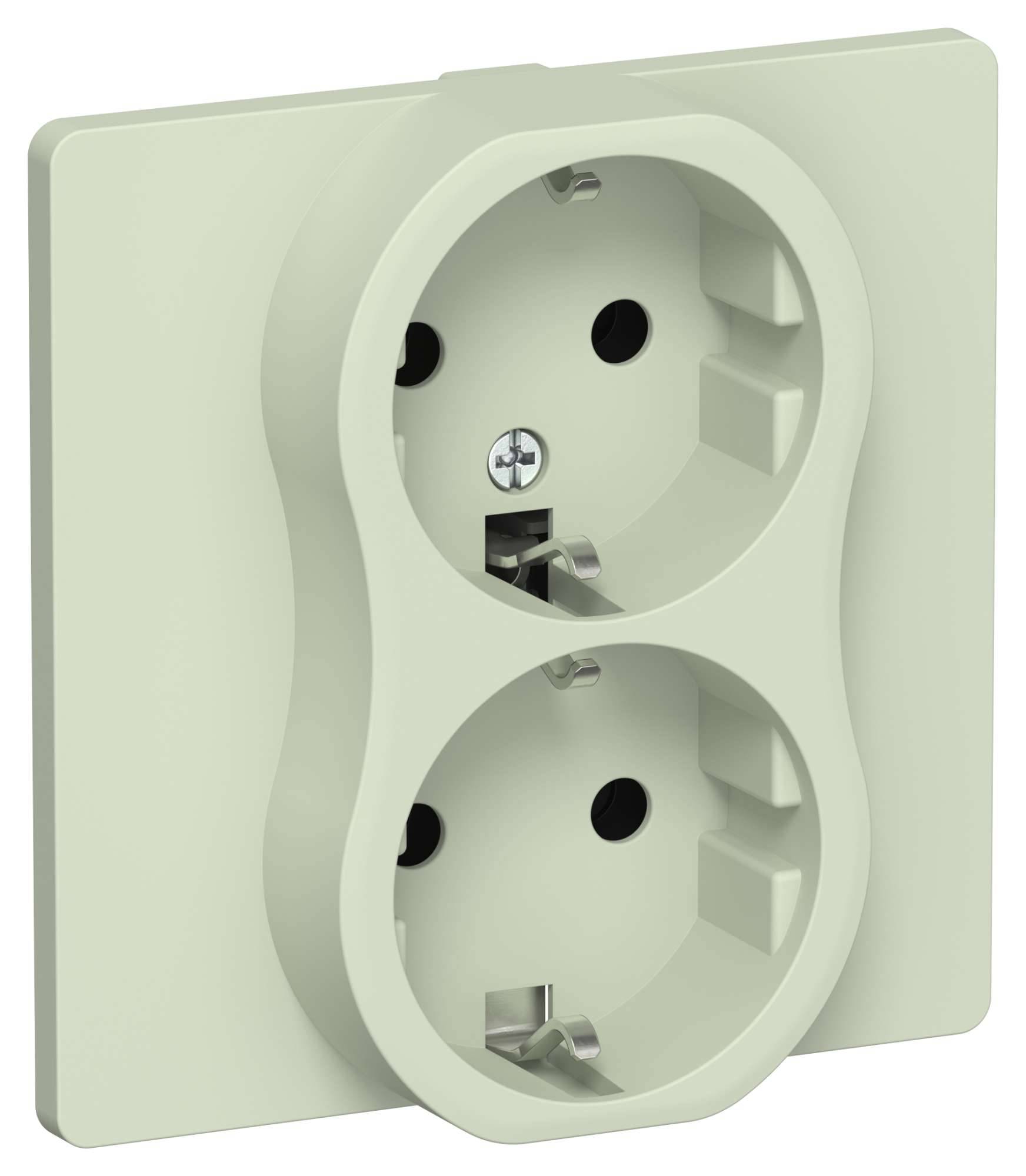 Розетка 2-местная с заземлением IEK Flite FI-R21C-16-K92 панг