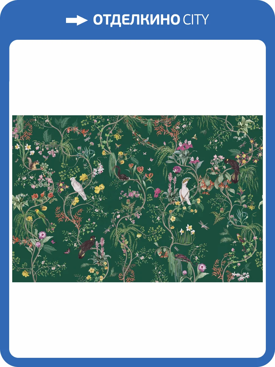 Бесшовные Eco обои Ortograf Miracle 33874 Imagine green Ворс ОЕ фото 2