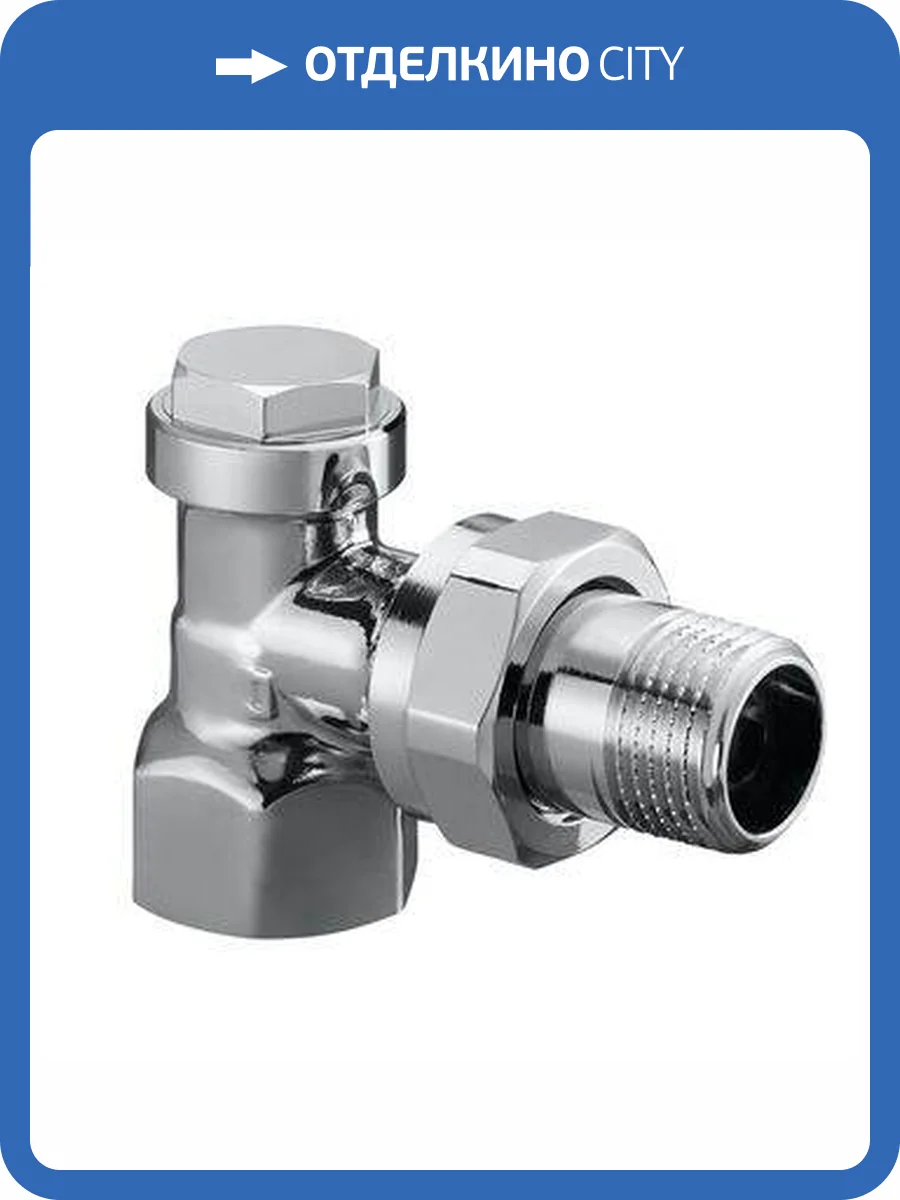 Вентиль обратный Oventrop Combi С угловой DN 15, хром фото 3