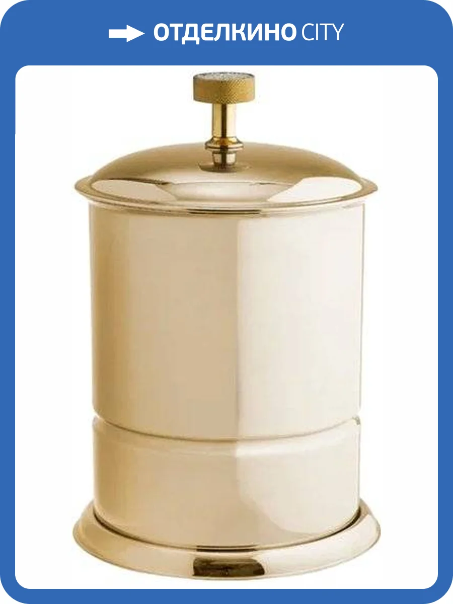 Мусорное ведро Boheme Royal Cristal Gold фото 3