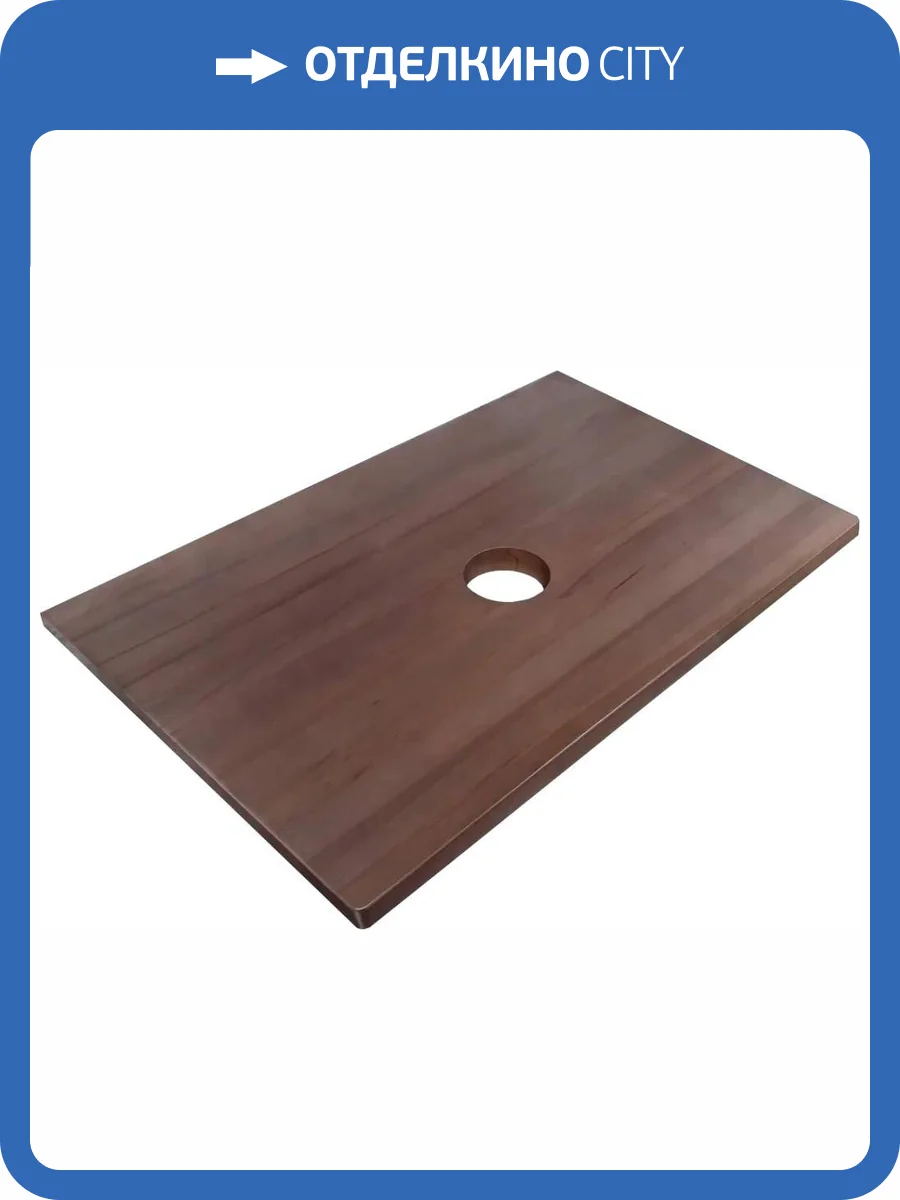 Столешница Jorno Wood 80, темное дерево фото 2