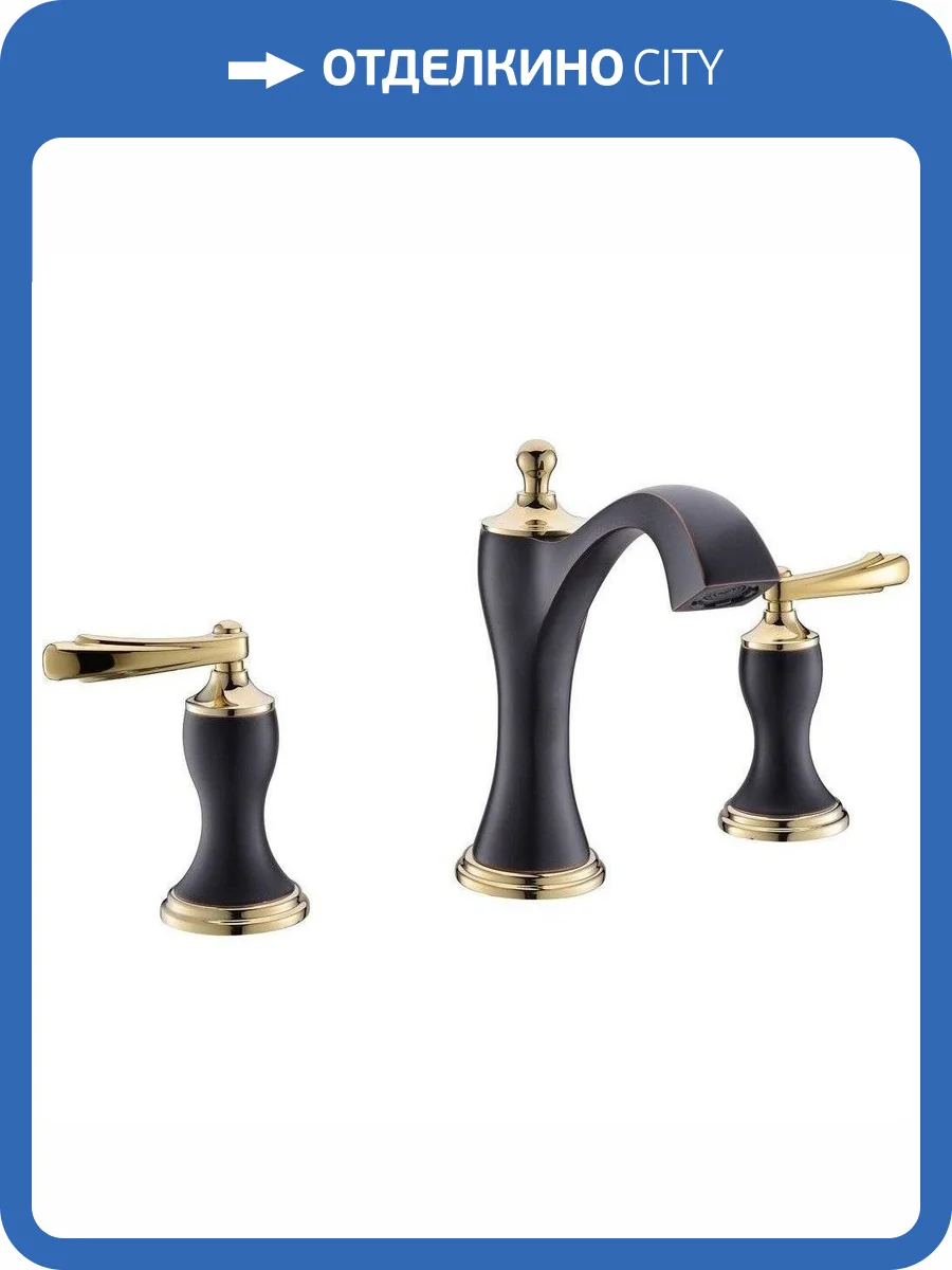 Смеситель для раковины Timo Unari 7511/04F black antique фото 3