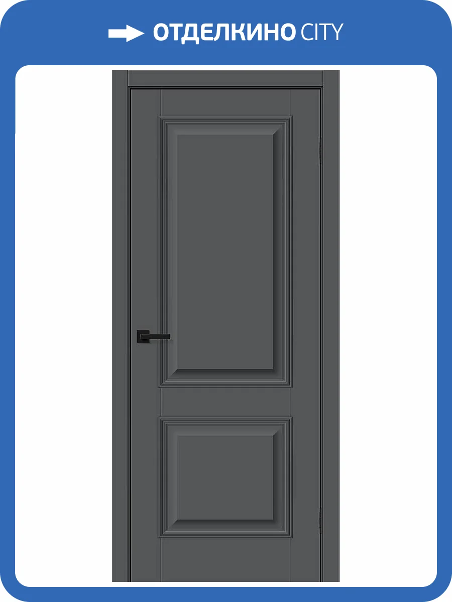 Межкомнатная дверь Bravo Классик-12 полотно Stormy Silk 700x2000 фото 2