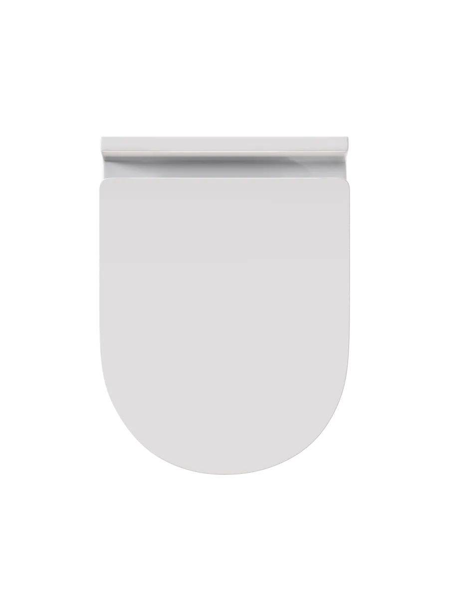 Унитаз подвесной Watersense Nancy Pro W00162 безободковый, сиденье микролифт фото 14