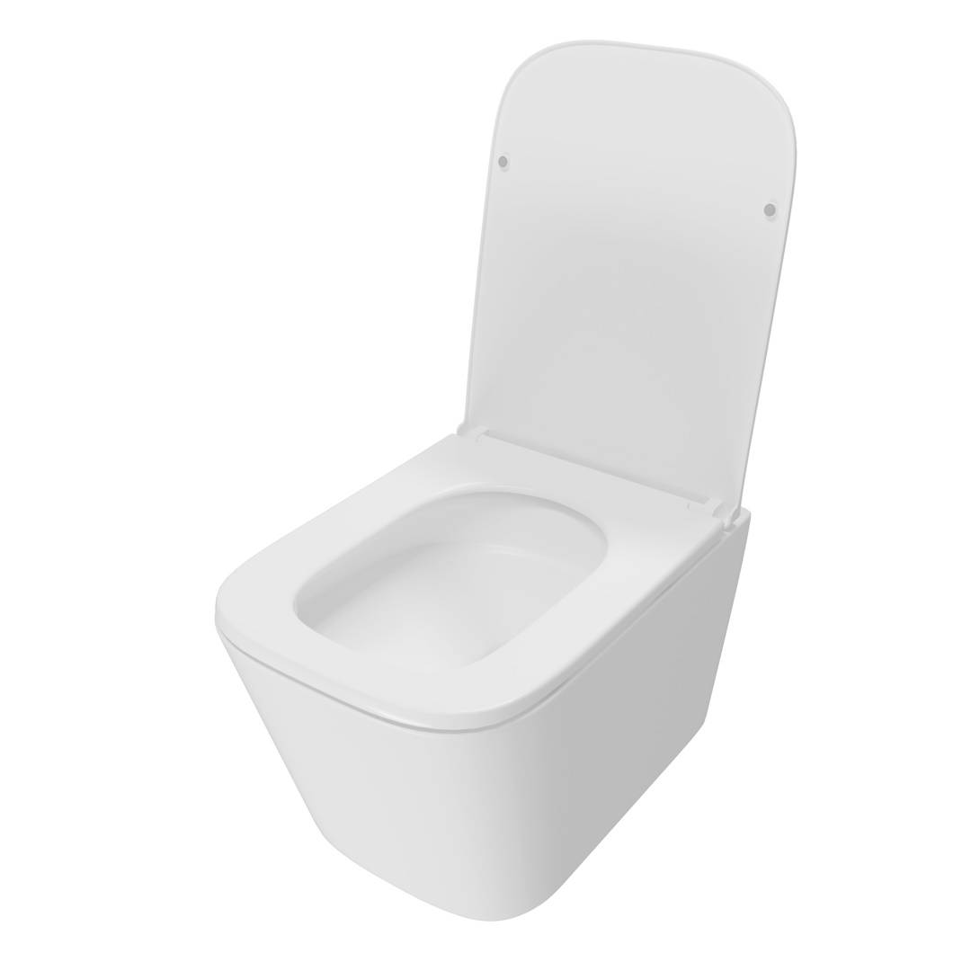 Унитаз подвесной Watersense Eva Pro Vortex W00788 безободковый, сиденье микролифт фото 4