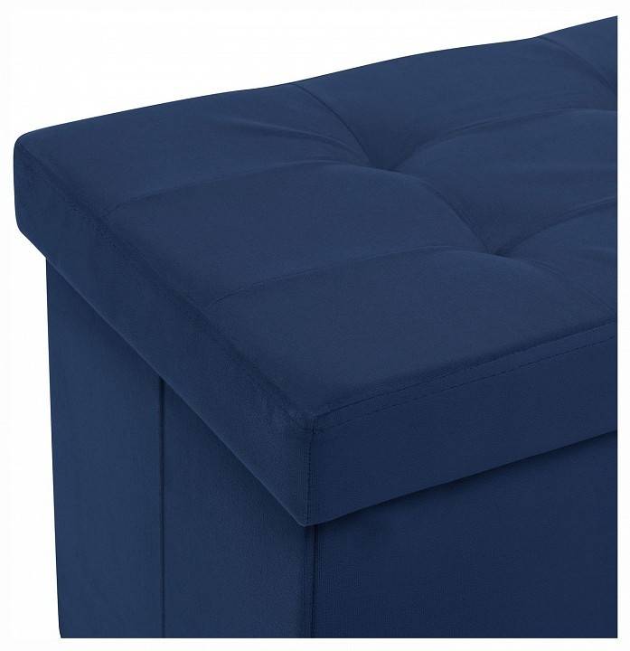 Банкетка-сундук Leset Леда 4687205442208 Темно-синяя Velutto 26 фото 5