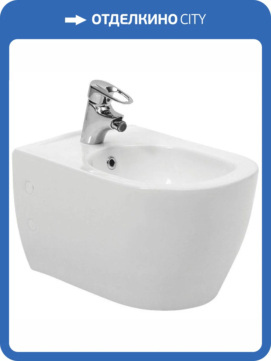 Биде подвесное Boheme Bianca 964-W белое глянцевое фото 4