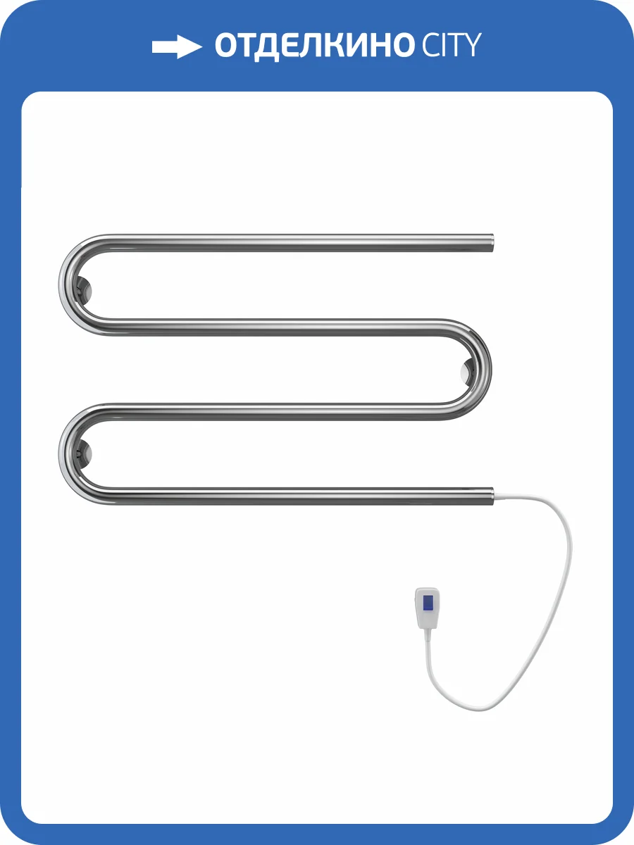 Полотенцесушитель Terminus M-обр. электро 60x35, электрический фото 4