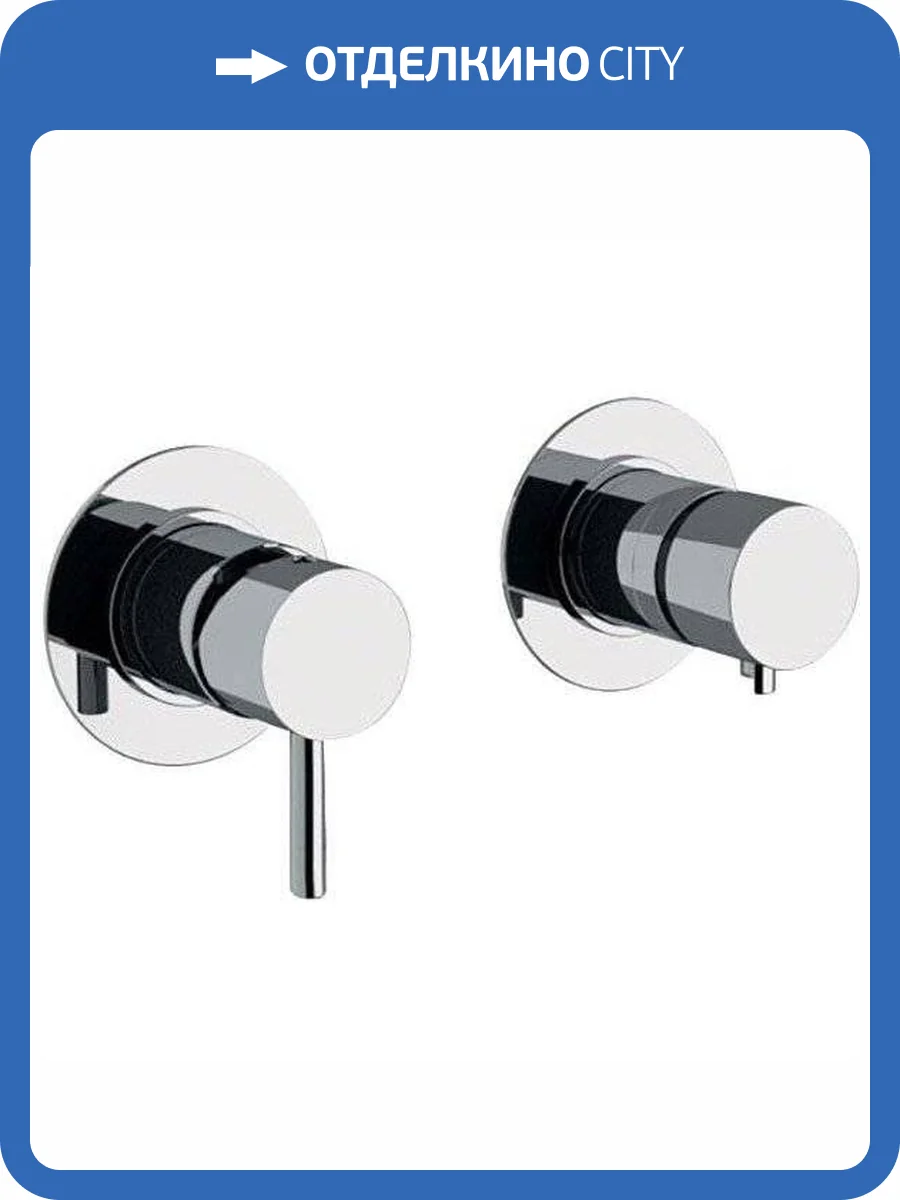 Смеситель для ванны с душем Remer X Style X96 С ВНУТРЕННЕЙ ЧАСТЬЮ фото 3