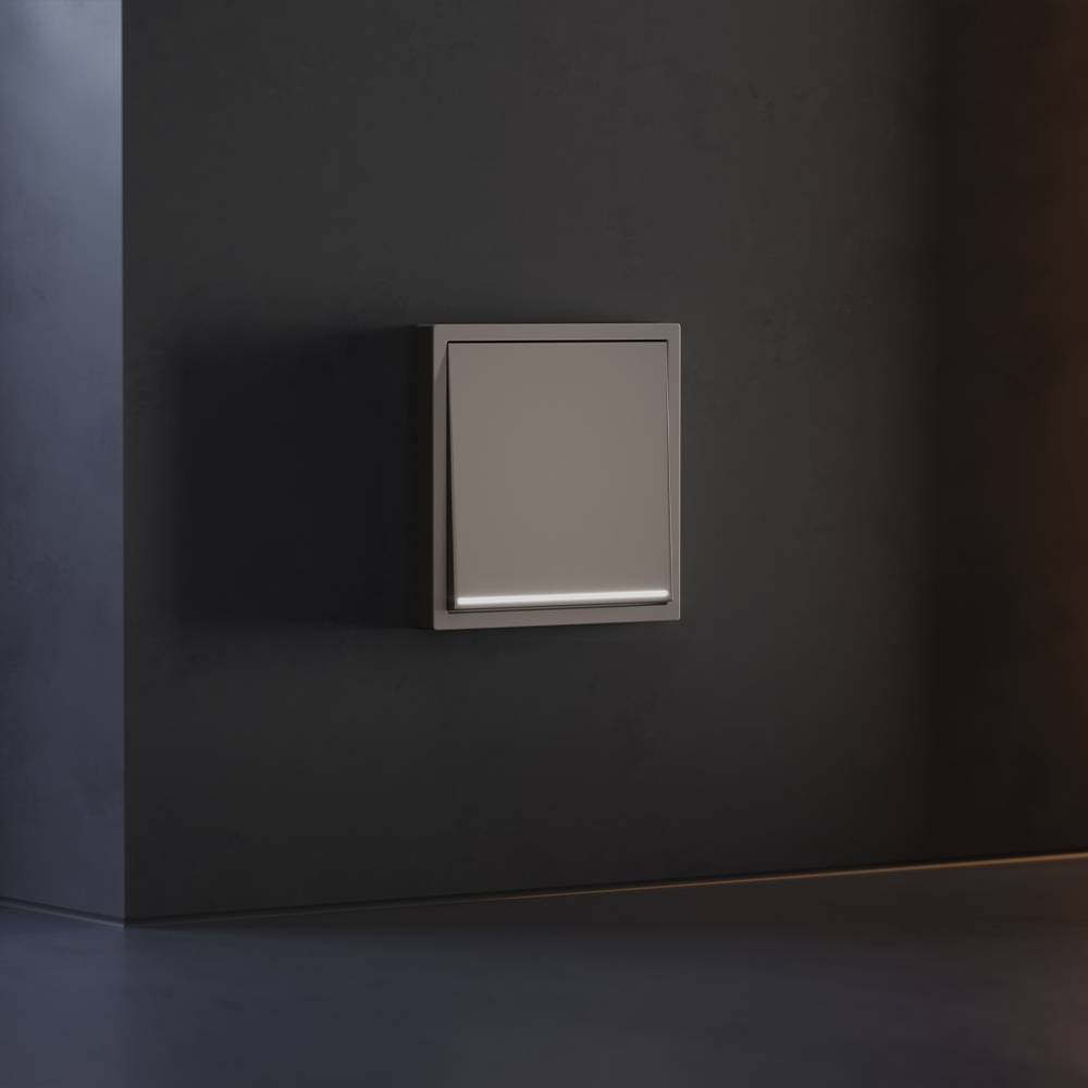 Клавиша для 1-клавишного выключателя с подсветкой Voltum S70 VLS000214 капучино фото 4