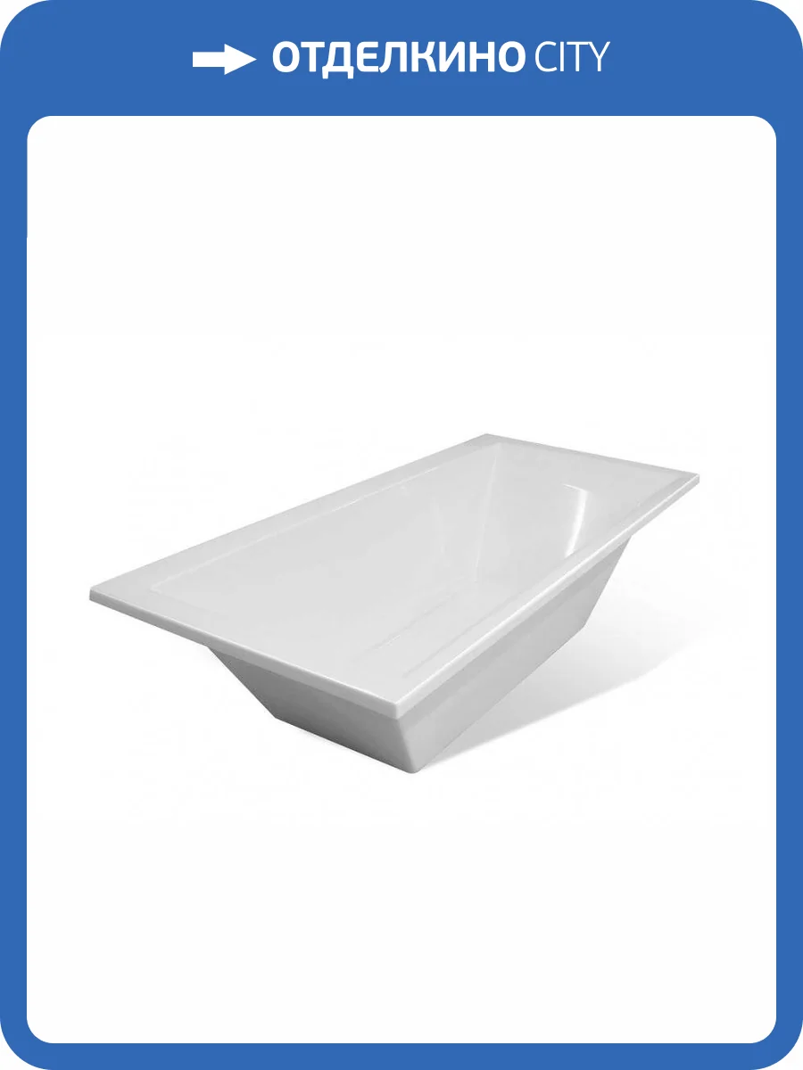 Ванна из искусственного камня Эстет Стелла 180 silk ФР-00014624 180x80 Прямоугольная, белая фото 5