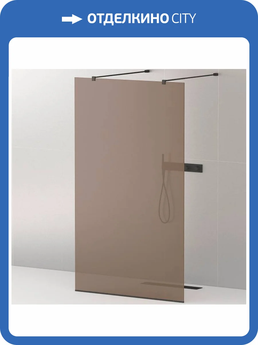 Душевая перегородка Cezares Liberta LIBERTA-L-2-90-120-BR-NERO черный фото 8