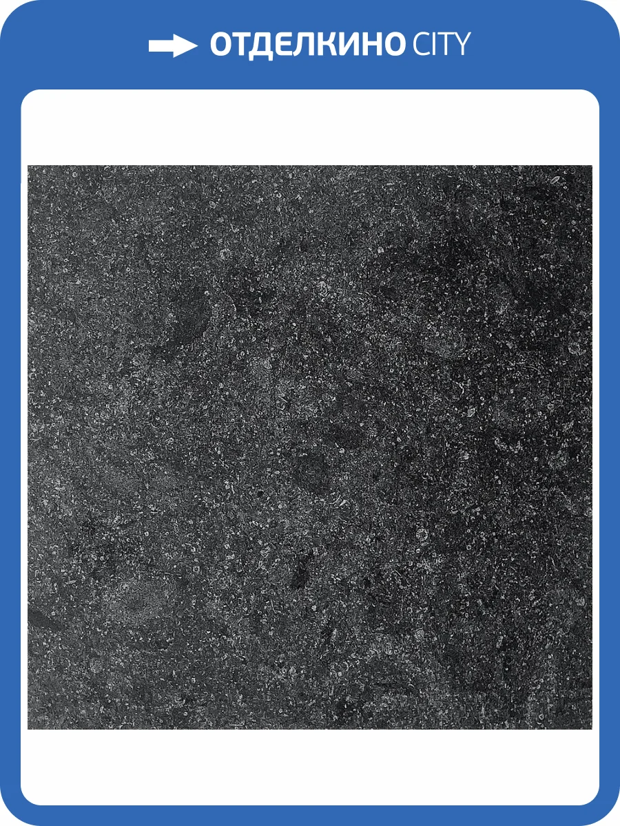 Керамогранит LandDecor Fossil Nero 20 mm 60x60 фото 6