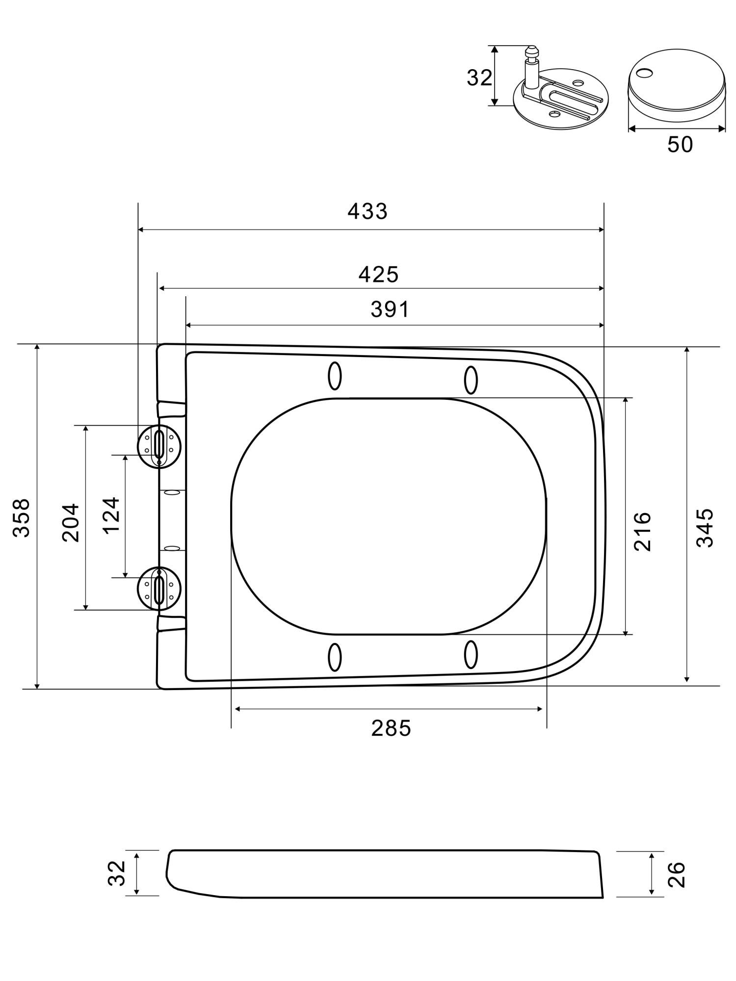 Унитаз подвесной Wonzon & Woghand Rona WW-UP2216-MG безободковый, сиденье микролифт, серый матовый фото 3